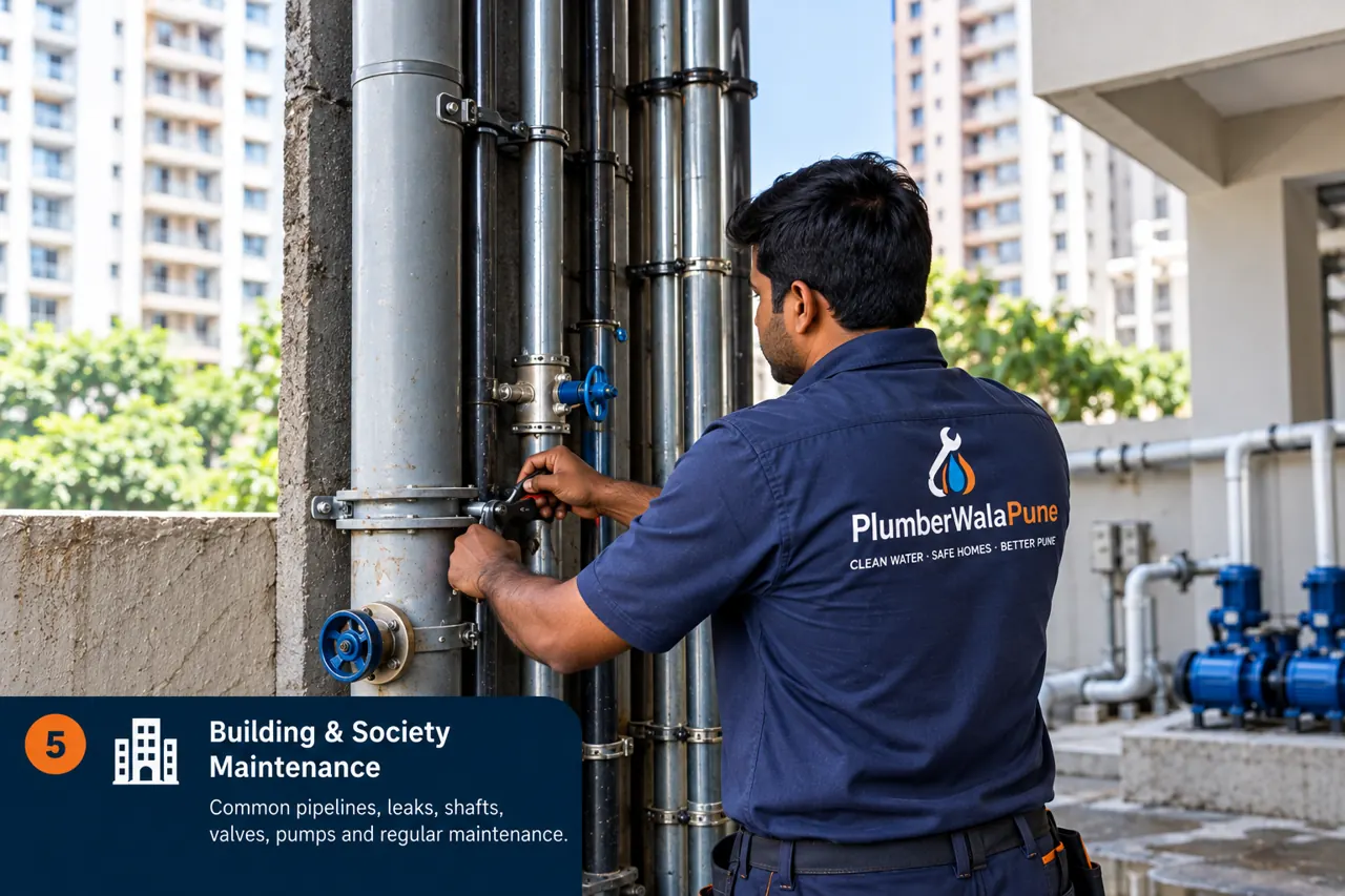 Building & Society Maintenance service visual in Pune